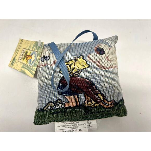 Winnie The Pooh Other - Vintage Goodwin Weavers Hanging Winnie the Pooh Mini Pillow NWT Disney 5" x 3.5"